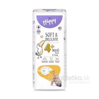 Bella Happy Soft&Delicate 4+ Maxi Plus detské plienky (9-15kg) 40ks