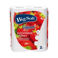 BIG SOFT Gigant papierové kuchynské utierky kotúče 2 ks