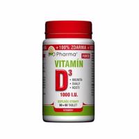 BIO PHARMA Vitamín D3 forte 90 + 90 kapsúl ZADARMO