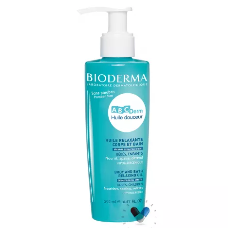 Bioderma ABCDerm masážny a relaxačný olej 200 ml