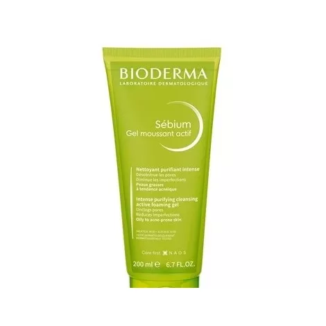 BIODERMA Sébium Gel moussant Actif intenzívny čistiaci penivý gél 200 ml