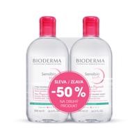 BIODERMA Sensibio H2O micelárna voda 2 x 500 ml set