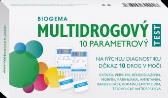 Biogema Multidrogový Test 10 Parametrový na rýchlu diagnostiku 10 drog v moči