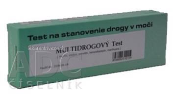 BIOGEMA MULTIDROGOVÝ TEST JEDNOKROKOVY drogový test na morfín, marihuanu, pervitín, extázu a benzodiazepíny (v moči) 1x1 ks