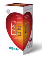 Biomin Vitamín K2 + Vitamín D3 60 kapsúl