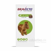 Bravecto M Dog (10-20 kg) 500mg žuvacia tableta pre stredné veľké psy