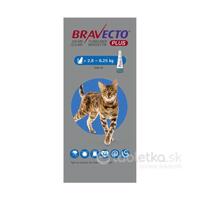 Bravecto Spot-On Cat Plus M 250mg/12,5mg roztok pre stredne mačky