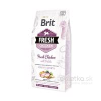 Brit Fresh Puppy Heatlhy Grow granule kura so zemiakom 2,5kg