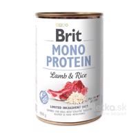 Brit Mono Protein Lamb and Brown Rice konzerva pre psy 400g