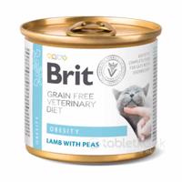 Brit Veterinary Diets GF cat Obesity konzerva pre mačky 200g