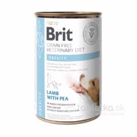 Brit Veterinary Diets GF dog Obesity konzerva pre psy 400g