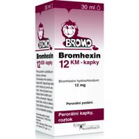 Bromhexin 12 kvapky KM 30 ml