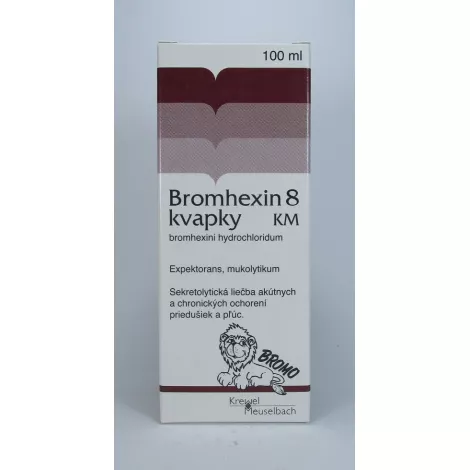 Bromhexin 8  kvapky KM 100 ml