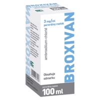 BROXIVAN 3 mg/ml perorálny roztok sol por fľ. skl. hnedá + plast. odmer. 100 ml