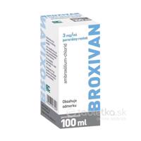 Broxivan 3mg/ml perorálny roztok 100ml