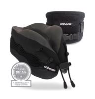 Cabeau Evolution Cool® – black cestovný vankúš z pamäťovej peny