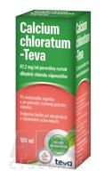 Calcium Chloratum-Teva sol.por.1 x 100 ml