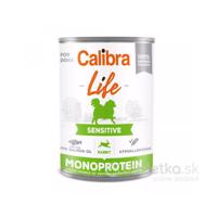 Calibra Dog Life Sensitive Rabbit konzerva 6x400g