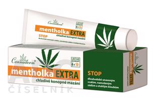 Cannaderm Mentholka Extra chladivé konopné mazanie 150 ml