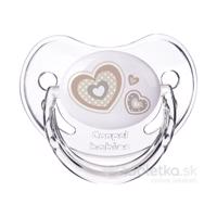 Canpol Babies silikónový cumlík anatomický Newborn Baby 6-18m béžový