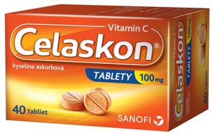 Celaskon tablety Vitamin C 100 mg tbl.40 x 100 mg