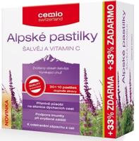 Cemio Alpské pastilky Šalvia a Vitamín C 40 pastilek