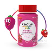 Centrum kids GUMMIES malina a jahoda želé s vitamínmi a minerálmi 60ks