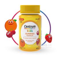 Centrum kids GUMMIES multifruit želé s vitamínmi a minerálmi 60ks