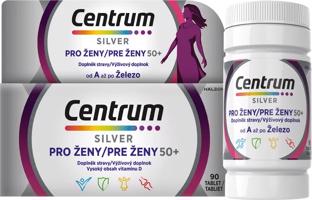 Centrum Silver pre ženy 50+ multivitamín 90 tabliet