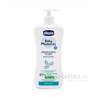 Chicco detské telové mlieko s dávkovačom Baby Moments 500ml