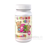 Clinical Vitamín D3 400 I.U Gummies s malinovou príchuťou 60ks