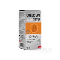 COLDISEPT NANOSILVER ušné kvapky15 ml