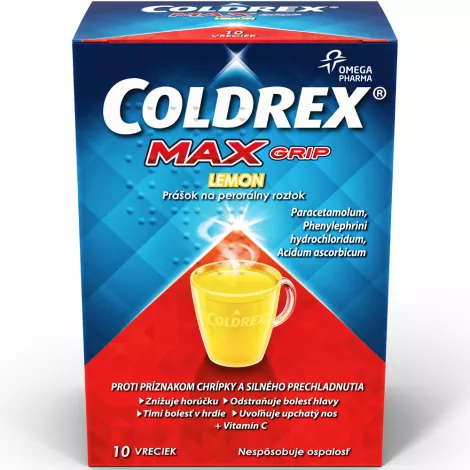 Coldrex MaxGrip Lemon 10 vrecúšok