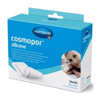 COSMOPOR Silicone absorpčné adhezívne krytie náplasti 10 x 8 cm 5 ks