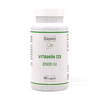 Dapesi vitamín D3 2000IU 60 kapsúl