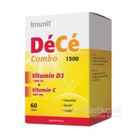 DéCé Combo 1500 vitamín D3 1000 IU + vitamín C 500mg 60tbl