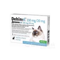 DEHINEL 230mg/20mg pre mačky 2ks