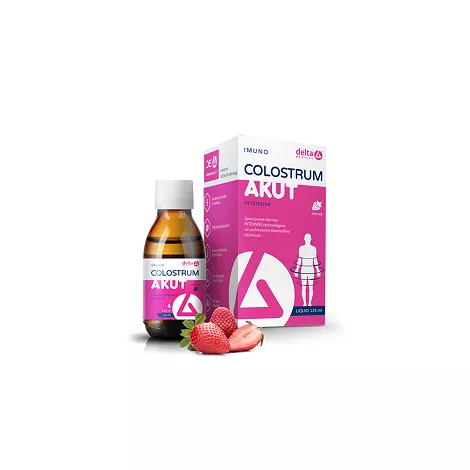 Delta Colostrum akut sirup jahoda 125 ml