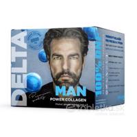 DELTA MAN Power Collagen prášok príchuť jahoda-citrón 240g