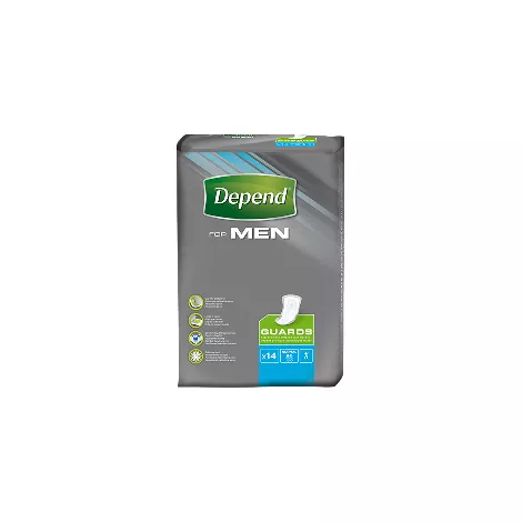 Depend for men 2 inkontinenčné vložky pre mužov 14 ks