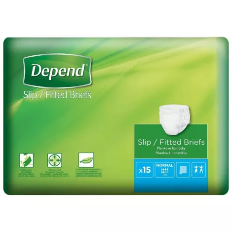 Depend Slip Normal M plienkové nohavičky 15 ks