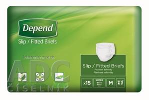 DEPEND Slip SUPER M priedušné plienkové nohavičky 1x15 ks