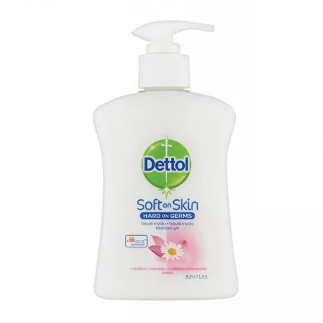 Dettol Antibacterial antibakteriálne mydlo s výťažkom z harmančeka 250 ml