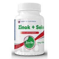 DOBRE ZO SLOVENSKA Zinok 15 mg + Selén 50 µg 30+10 tabliet zadarmo