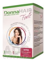 DonnaHAIR Forte 4 mesačná kúra cps 90 (3 mesačná kúra) + zadarmo cps 30 (1 mesačná kúra), 1x1 set