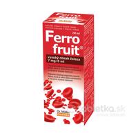 Dr. Müller FERRO FRUIT Sirup s vysokým obsahom železa 300 g