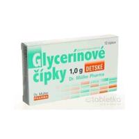 Dr. Müller Glycerínové čípky 1,0 g -12 ks