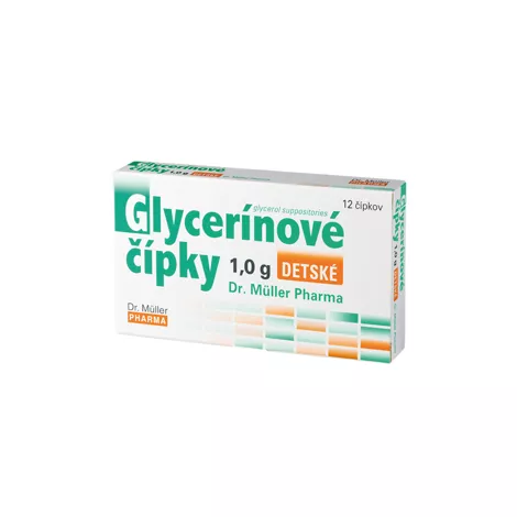 Dr. Müller Glycerínové čípky detské 1g 12 ks