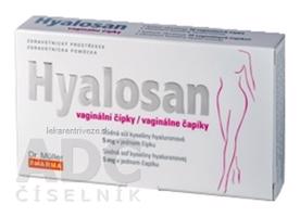 Dr. Müller HYALOSAN vaginálne čapíky s kyselinou hyalurónovou 1x10 ks