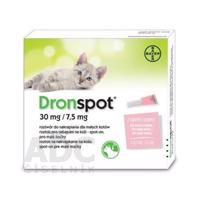 Dronspot 30 mg/7,5 mg spot-on (2 pipety)